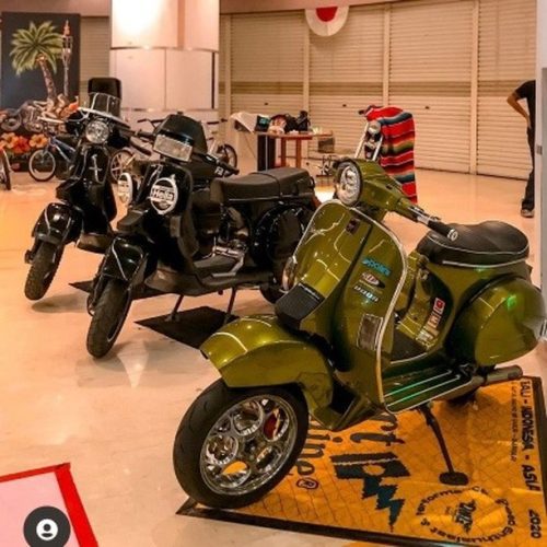 Green Vespa LX custom modified 

Order Vespa genuine wheel from official dealer
Contact Wa 0819-04-595959
Cek photos in highlight @vesparkindo 

hashtag and mention @vespapxnet for feature repost
Check website www.vespapx.net for more 

@aryatuanta
