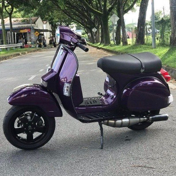 Purple Vespa PX custom modified

Order Vespa genuine wheel from official dealer
Contact Wa 0819-04-595959
Cek photos in highlight @vesparkindo 

hashtag and mention @vespapxnet for feature repost
Check website www.vespapx.net for more

@abgbrendo